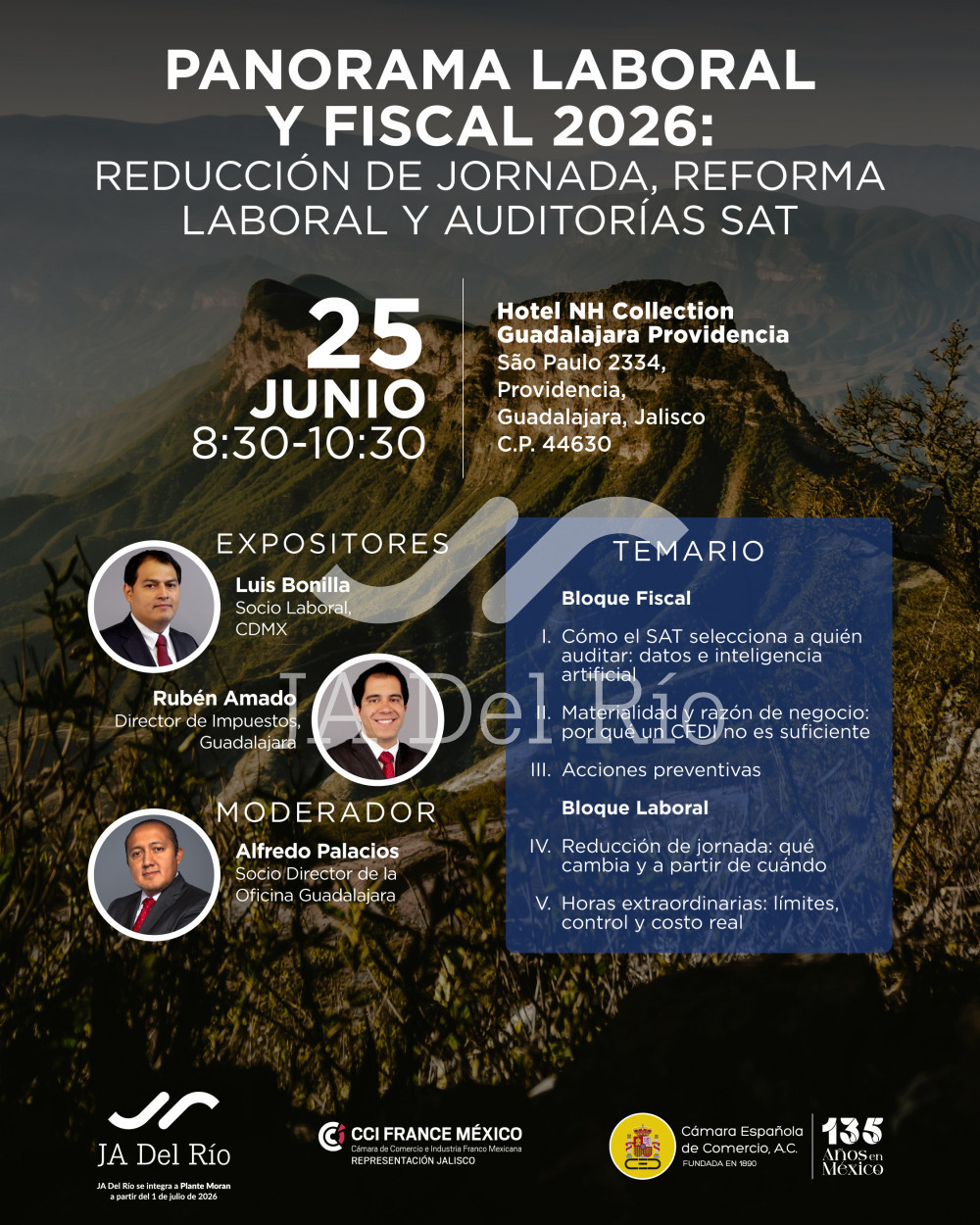Panorama Laboral y Fiscal: Reducción de Jornada, Reforma Laboral y Auditorías SAT