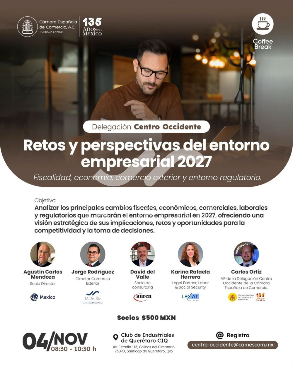CAMESCOM: Retos y perspectivas del entorno empresarial 2027