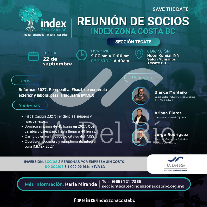 2027 Reforms: Tax, Foreign Trade, and Labor Outlook for the IMMEX Industry