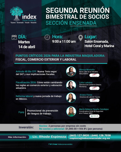 Critical Points for the Maquiladora Industry in 2026: Tax, Foreign Trade, and Labor