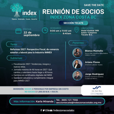 Reformas 2027: Perspectiva Fiscal, de comercio exterior y laboral para la Industria IMMEX
